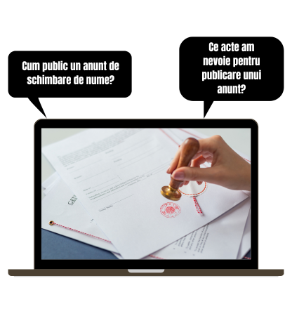 schimbare nume monitorul oficial